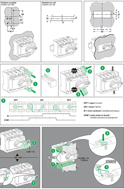 schneider施耐德Compact INS PV-1 - Switch disconnector